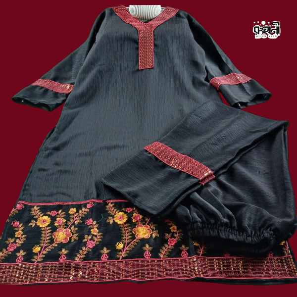 জুম কাপড় টু পিস ড্রেস | Zoom Cotton Two Piece Dress