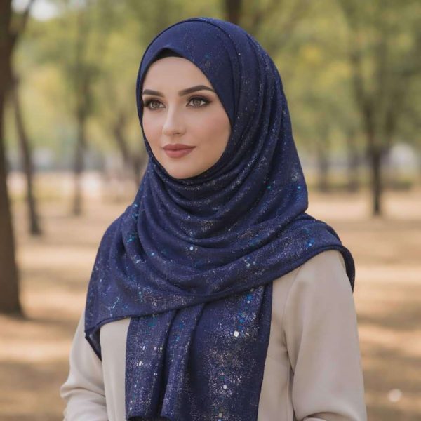 ব্লু কালার পার্টি হিজাব | Blue Color Party Hijab