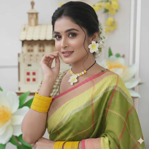 রেশমি চুরি - ১ মুঠ | Resmi Churi For Girls / Ladies / Women | Yellow Bangles